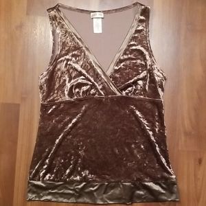 ARIANNE SILKY VELVET TANK